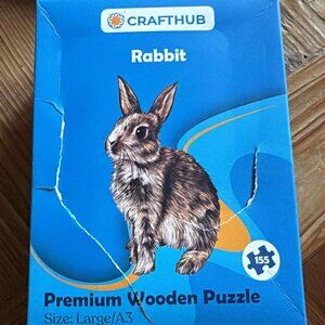 Crafthub wooden Jigsaw puzzle Rabbit Large/A3